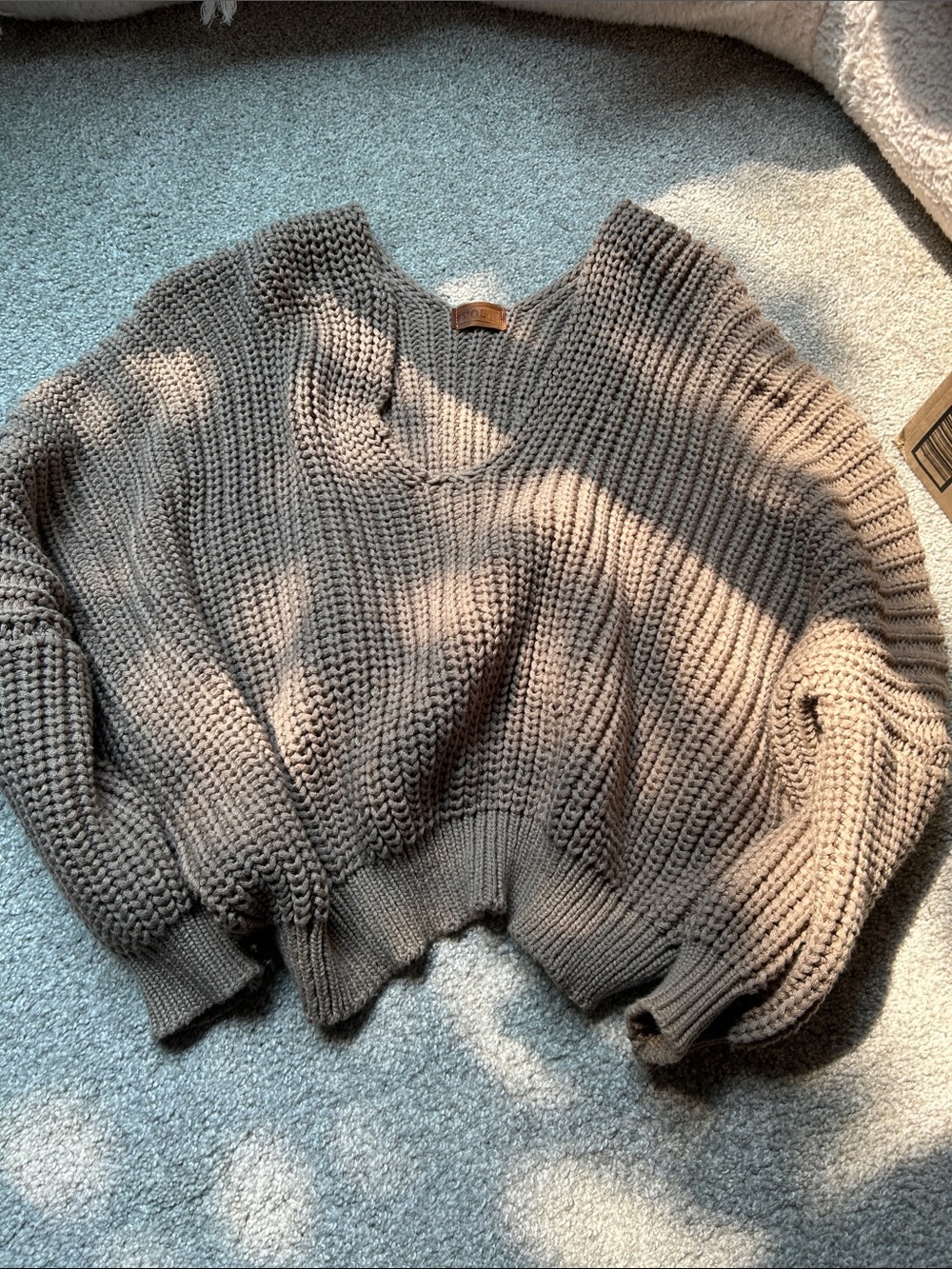 POL thick knit sweater